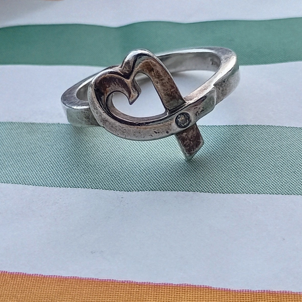 Tiffany & Co. Silver Heart Ring